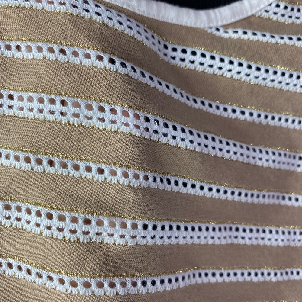 BASLER Striped Drop Shoulder Top - Picture 5 of 5